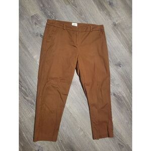 ECI  New York Women's  Brown Capri/Ankle Pants‎ Size 14